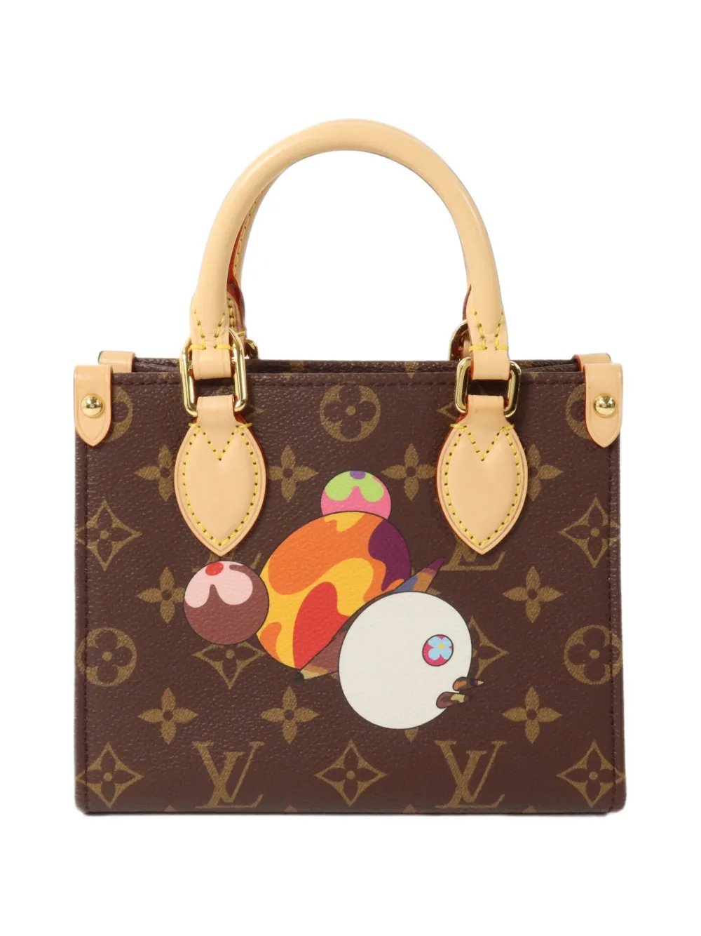 Louis Vuitton Pre-Owned x Takashi Murakami BB OnTheGo Monogram tote bag Bruin