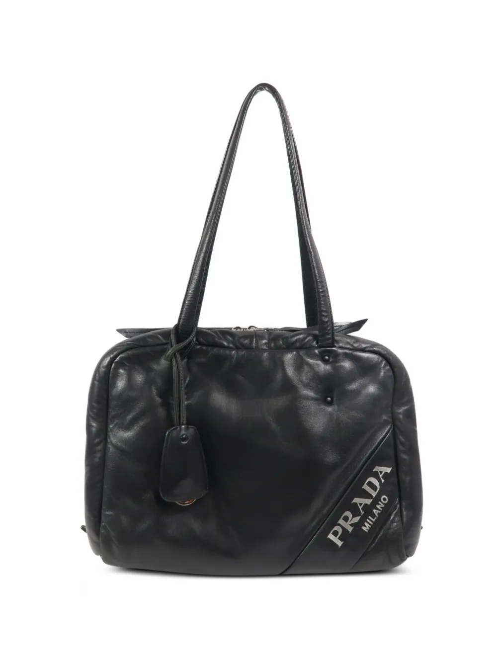 Prada Pre-Owned leather shoulder bag - Nero