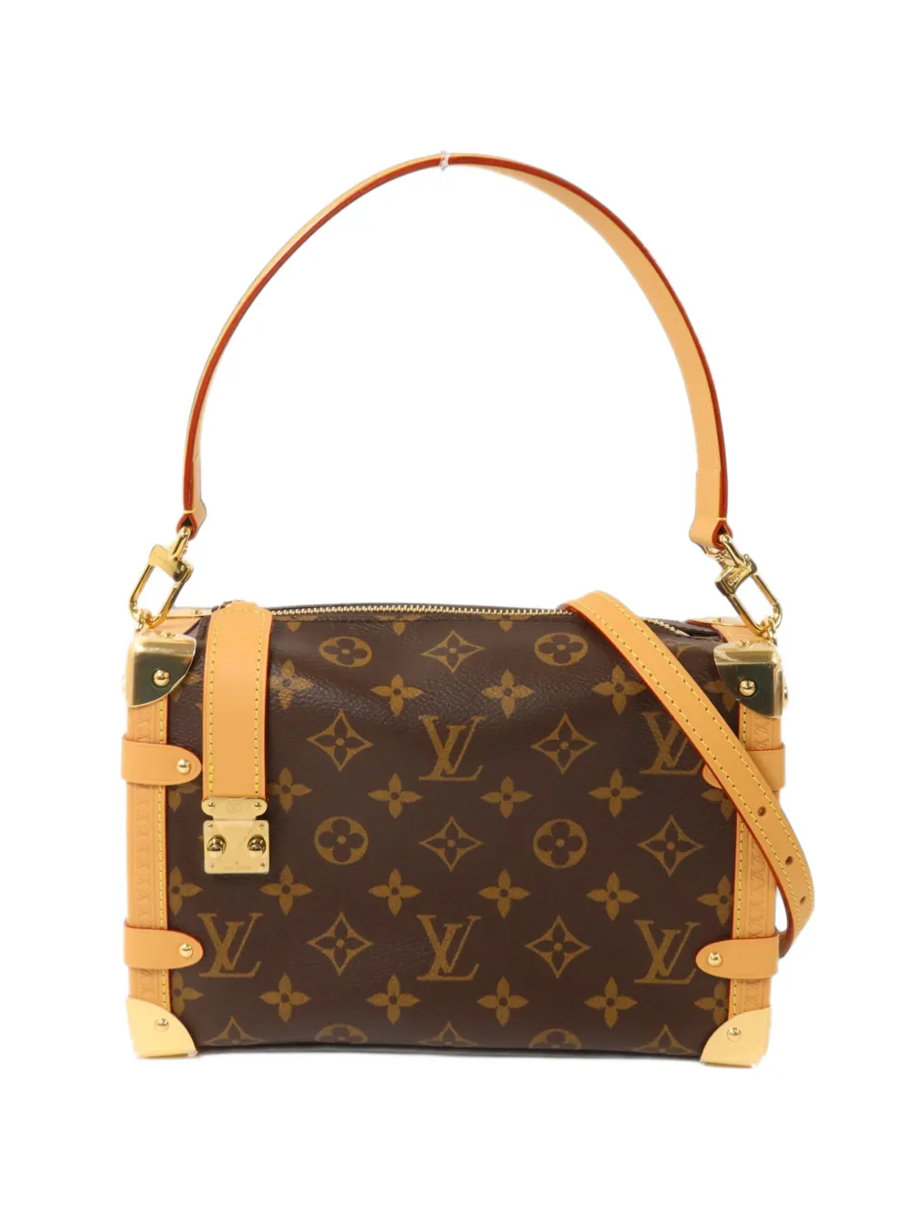 Louis Vuitton Pre-Owned MM Side Trunk Monogram clutch bag - Braun