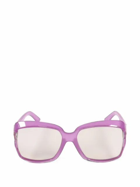 Gucci Pre-Owned GG Interlocking square-frame sunglasses