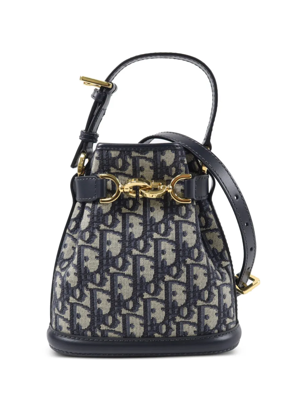 Christian Dior Pre-Owned small C'est Dior Oblique bucket bag - Blu
