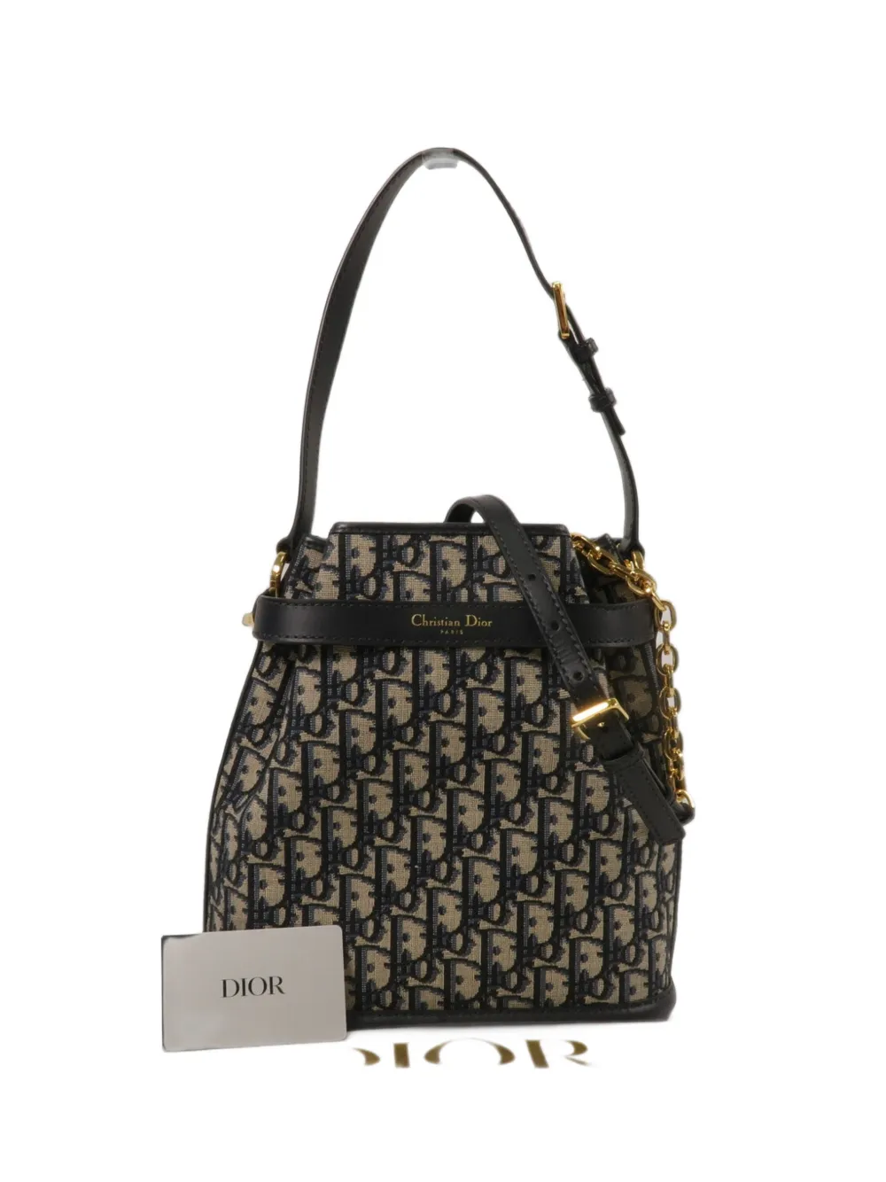 Christian Dior Pre-Owned medium Oblique C'est Dior shoulder bag - Blu