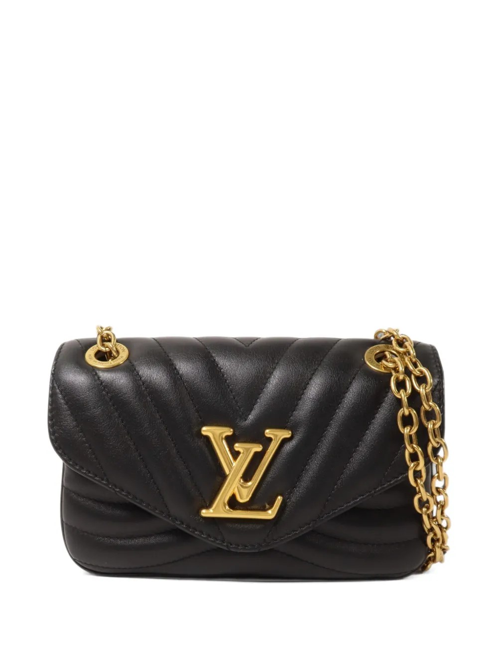 Louis Vuitton Pre-Owned New Wave PM chain shoulder bag - Schwarz