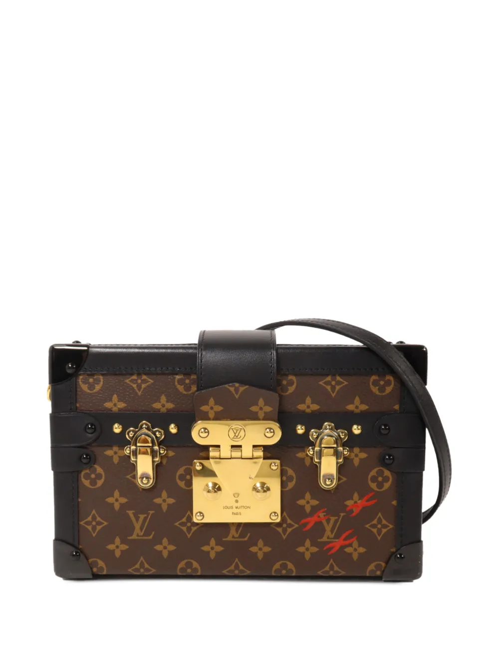 Louis Vuitton Pre-Owned Monogram Petite Malle shoulder bag - Braun