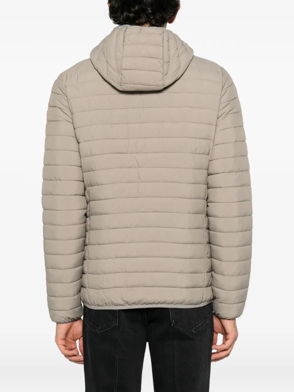 PIQUADRO hooded quilted jacket Beige