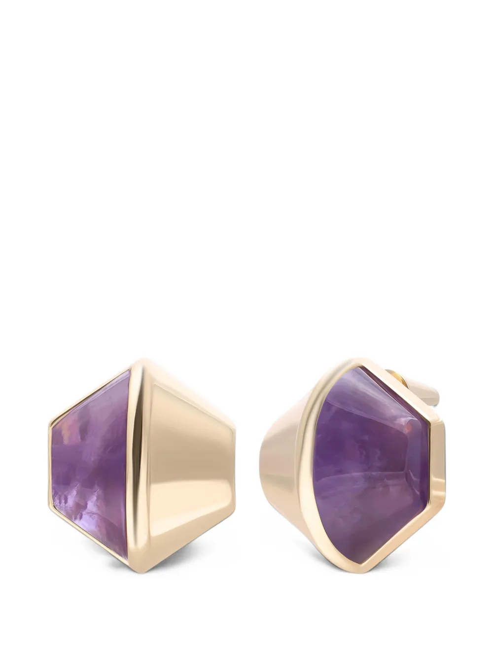 Eddie Borgo boucles d’oreilles Inlaid Honeycomb