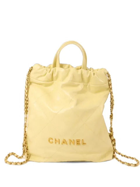 CHANEL Pre-Owned 22 Chanel chain backpack
