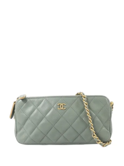 CHANEL Pre-Owned sac porté épaule matelassé à logo CC