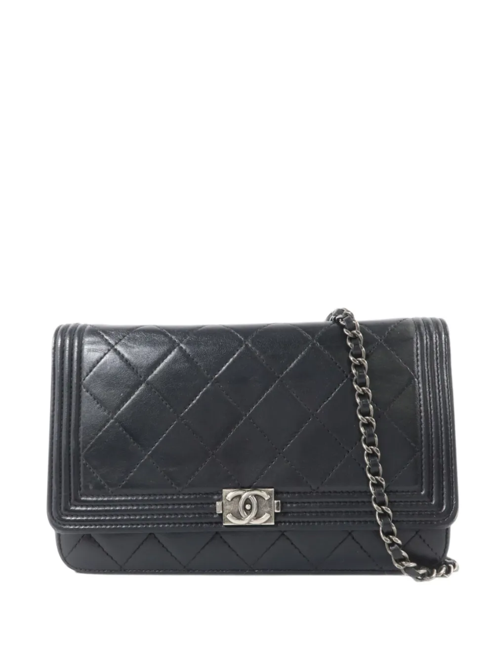 CHANEL Pre-Owned Boy Chanel quilted shoulder bag - Nero