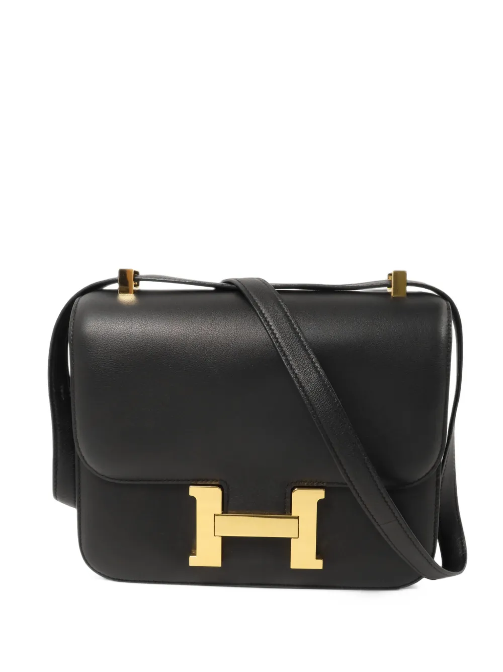 Hermès Pre-Owned Constance leather shoulder bag - Schwarz