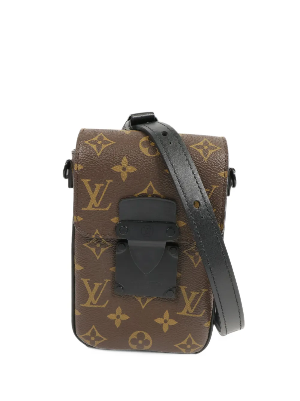 Louis Vuitton Pre-Owned S-Lock Monogram Macassar shoulder bag - Braun