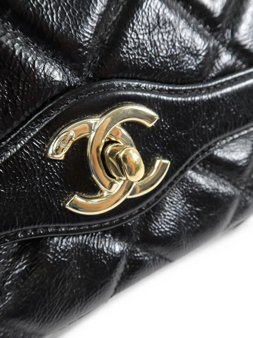CHANEL Pre-Owned CC Diana schoudertas Zwart