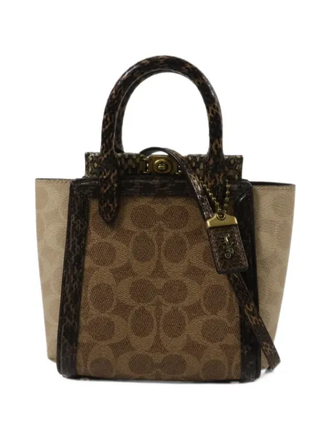 Coach Vintage bolsa de mano con estampado característico