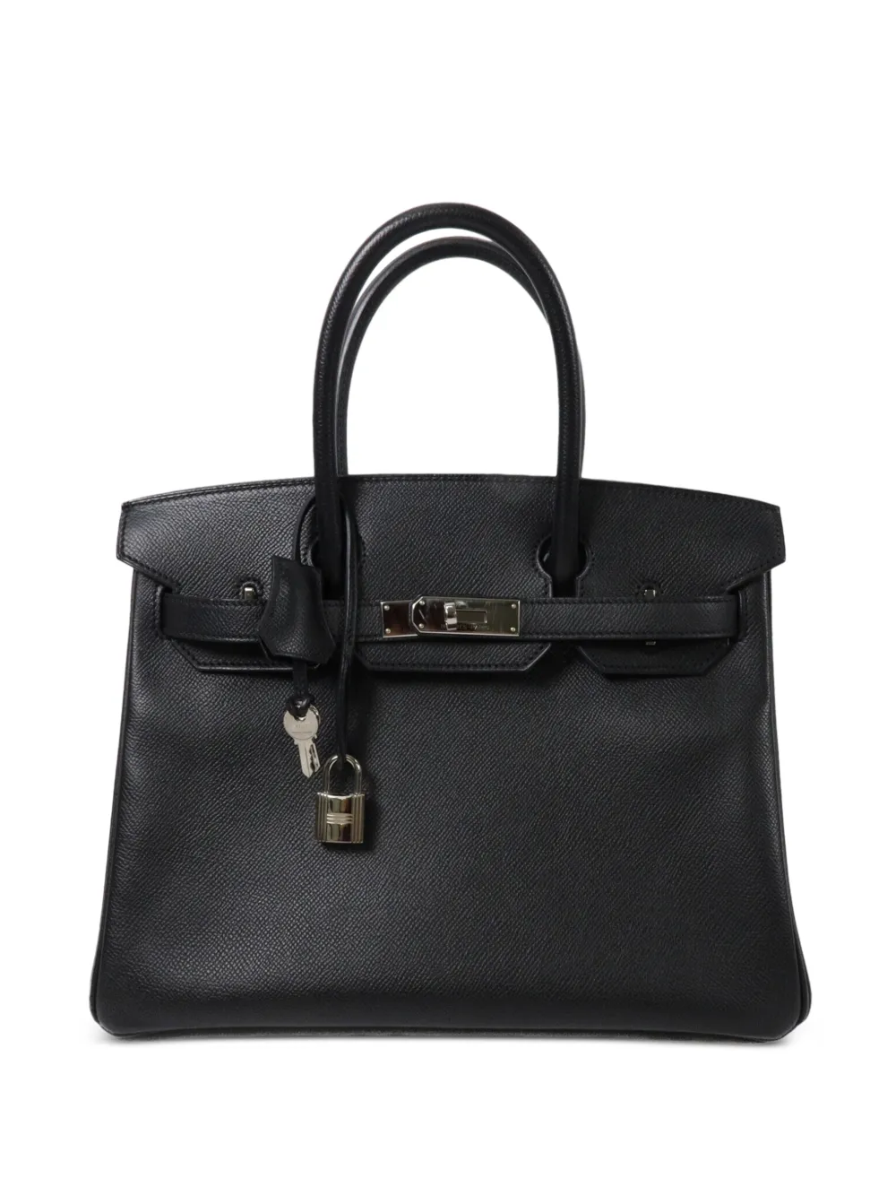 Hermès Pre-Owned Birkin grained leather tote bag - Schwarz