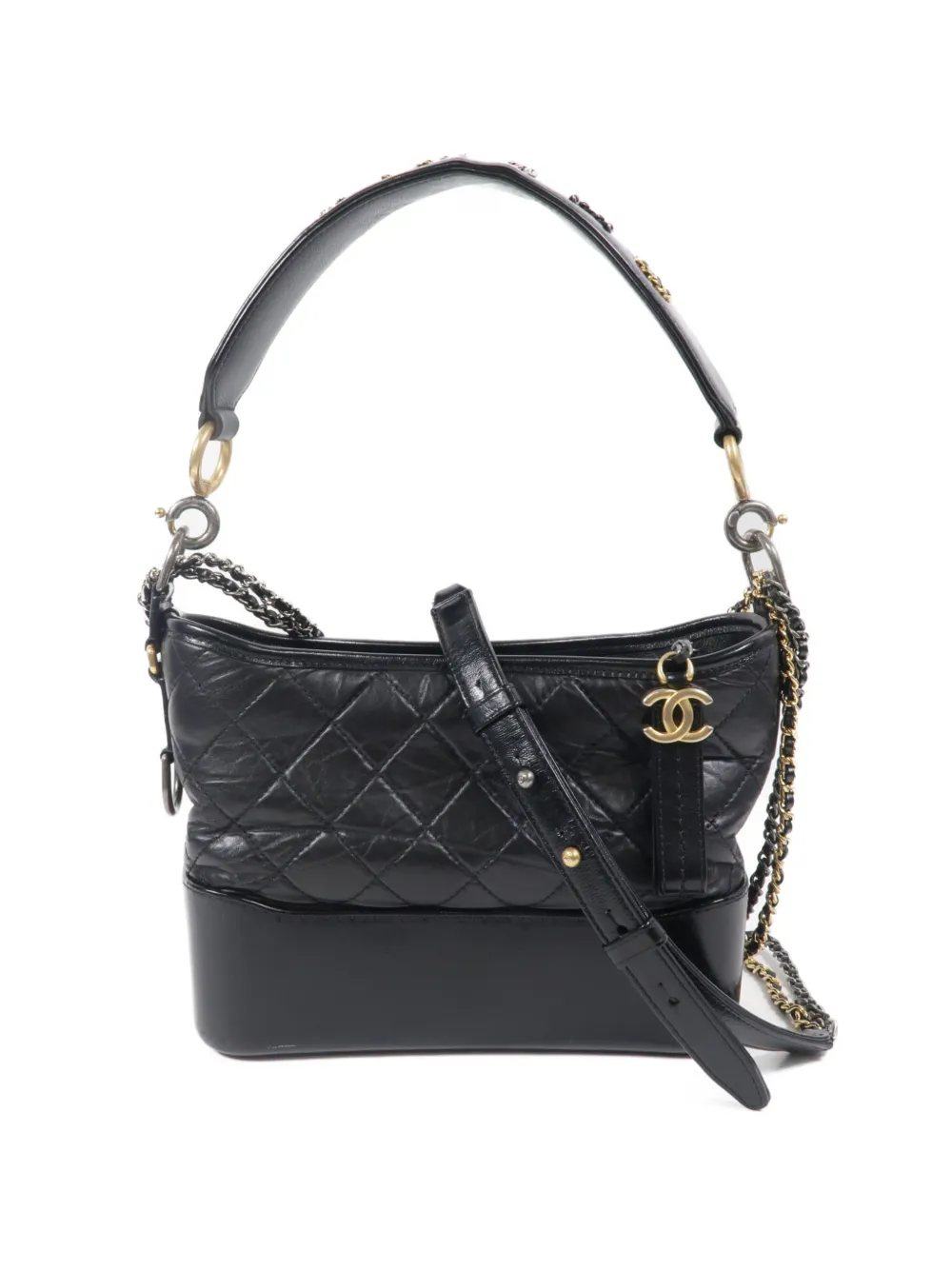 CHANEL Pre-Owned medium Gabrielle quilted shoulder bag - Schwarz