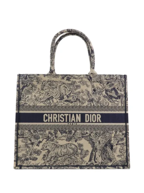 Christian Dior Pre-Owned large Book Tote Oblique canvas tote bag