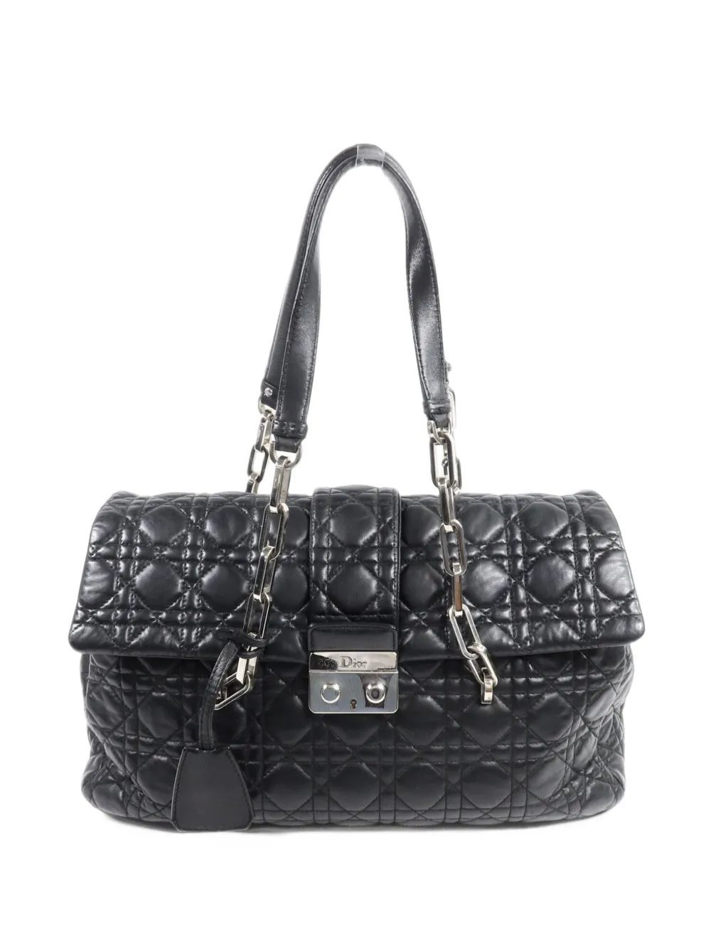 Christian Dior Pre-Owned Cannage New Lock shoulder bag - Schwarz
