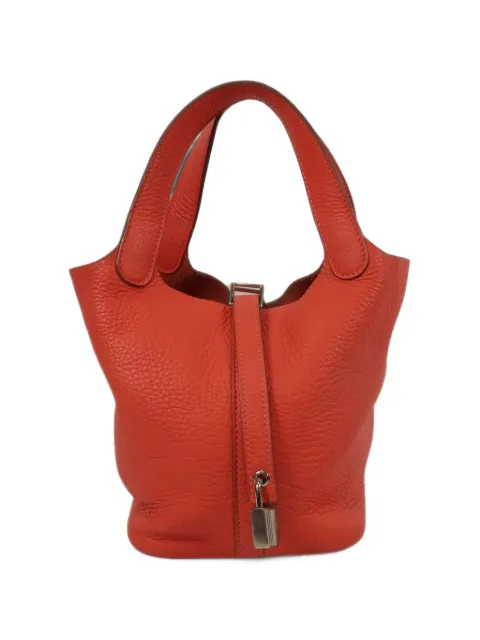 Hermès Pre-Owned Picotin leather tote bag