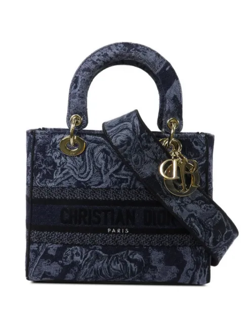 Christian Dior Pre-Owned medium Lady Dior D-Lite two-way handbag
