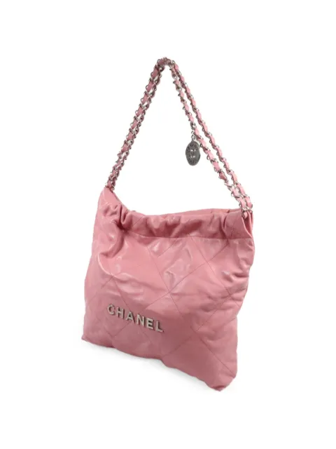 CHANEL Pre-Owned small Chanel 22 leather tote bag