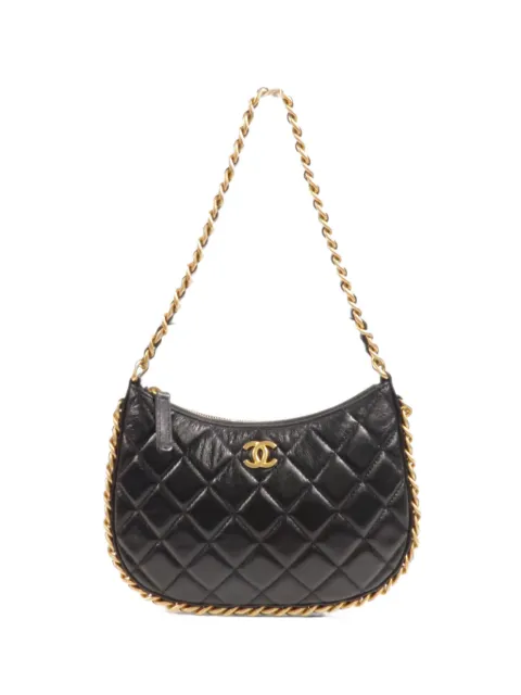 CHANEL Pre-Owned CC diamond-quilted shoulder bag
