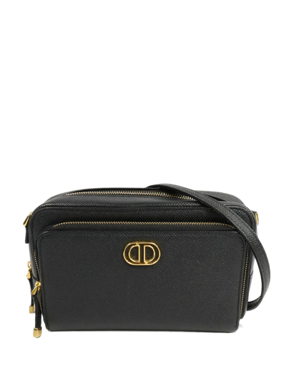 Christian Dior Pre-Owned CD logo leather mini bag - Nero