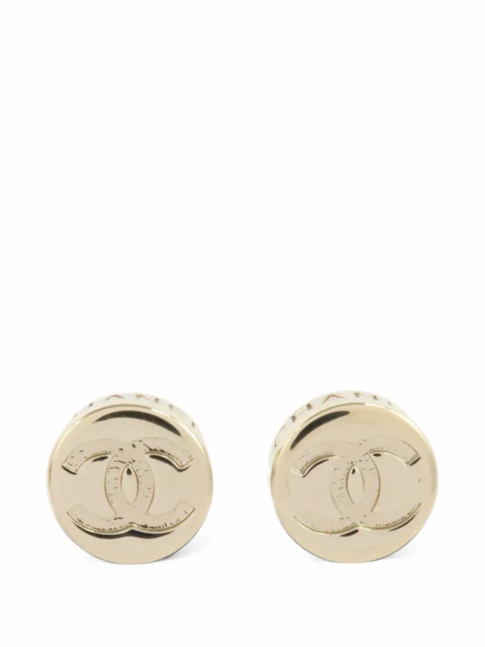 CHANEL Pre-Owned CC earrings - Gold