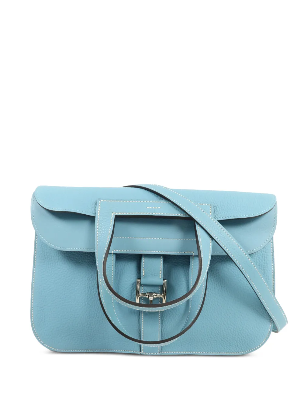 Hermès Pre-Owned 31 Halzan leather tote bag - Blau