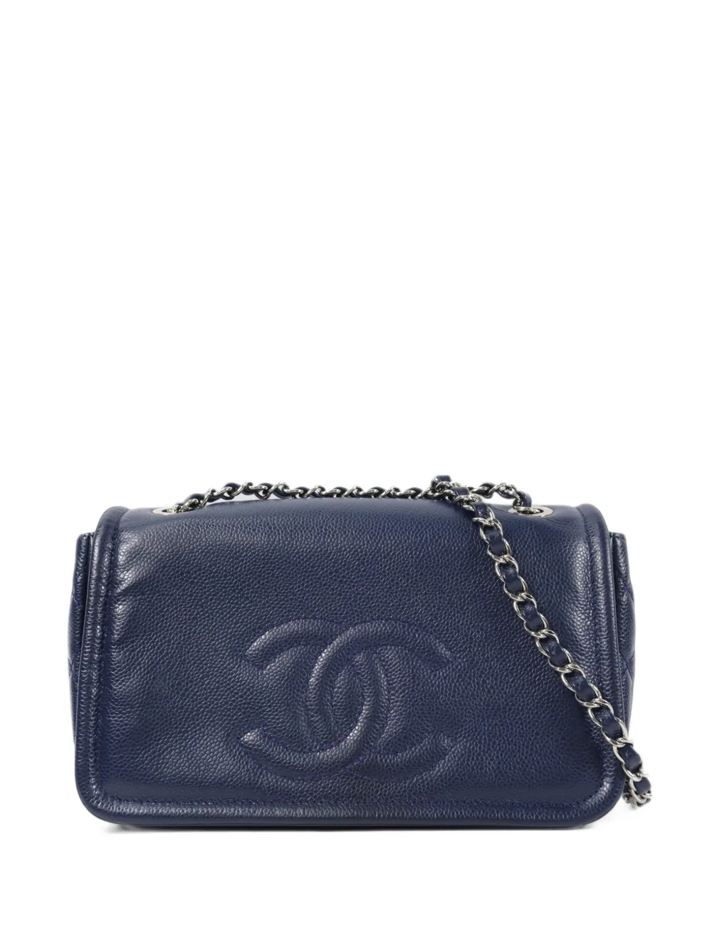 CHANEL Pre-Owned CC chain crossbody bag - Blu
