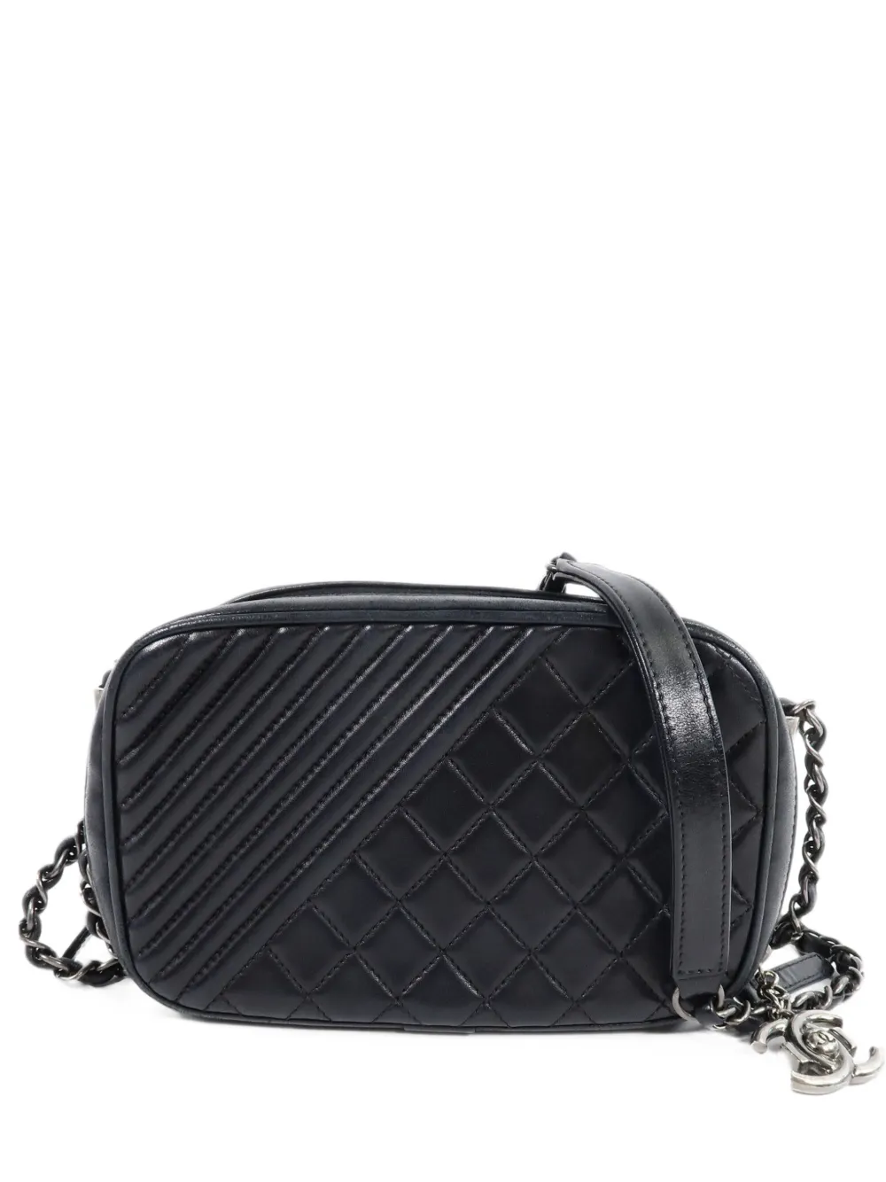 CHANEL Pre-Owned mini Coco Boy Camera crossbody bag - Schwarz