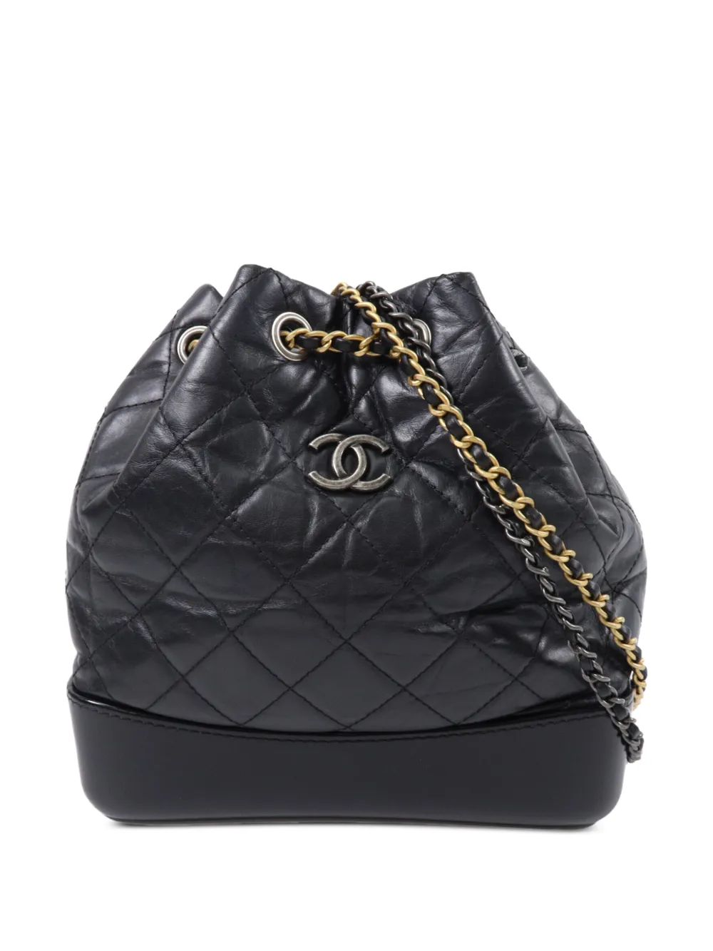 CHANEL Pre-Owned Gabrielle quilted backpack - Schwarz