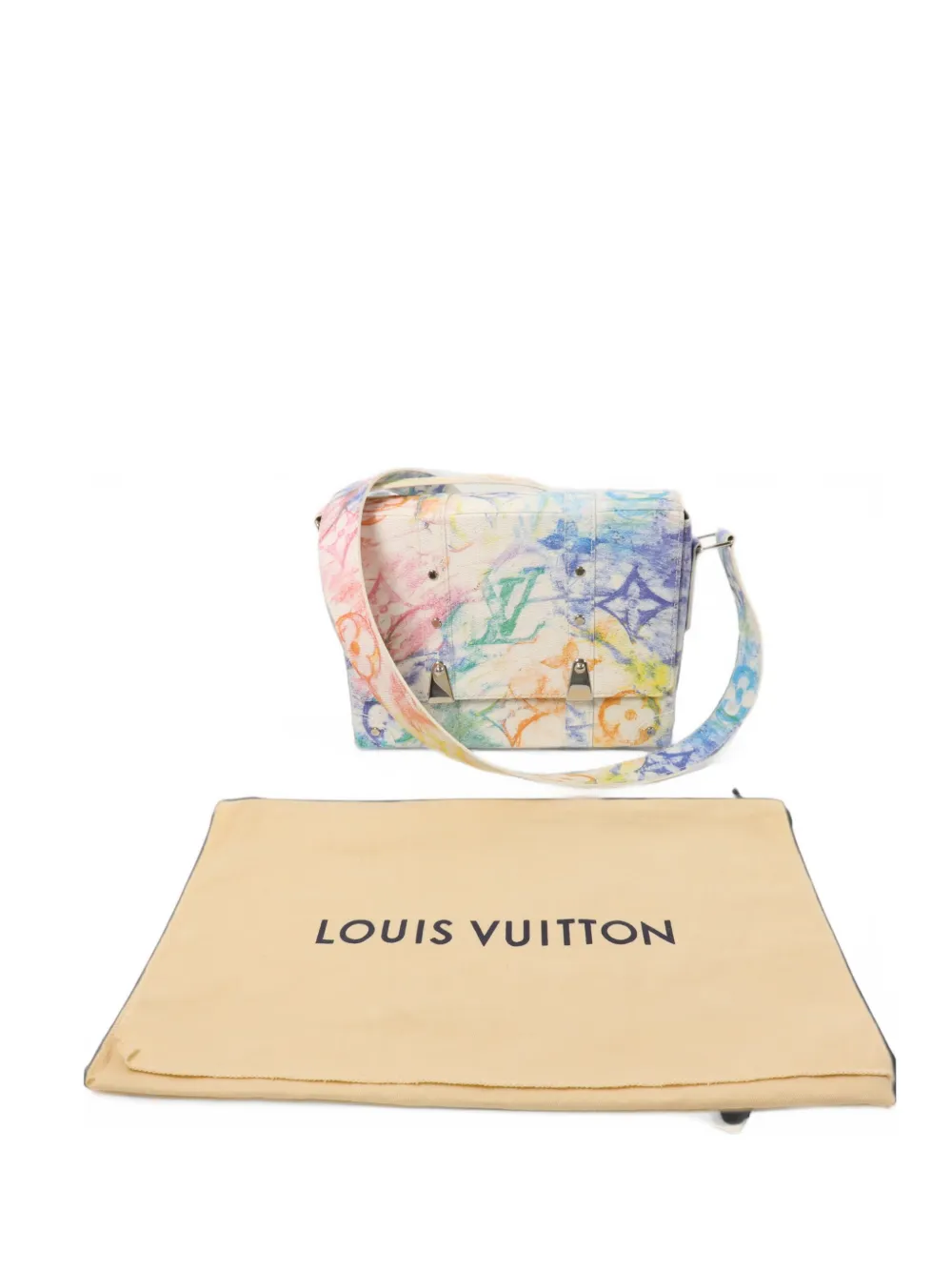 Louis Vuitton Pre-Owned Trunk Messenger PM Monogram Pastel messenger bag - Weiß