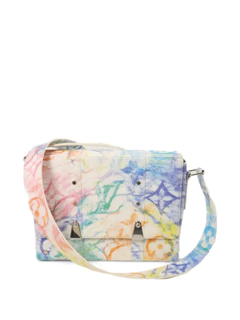 Louis Vuitton Pre-Owned mochila tipo mensajero Trunk Messenger PM Monogram Pastel