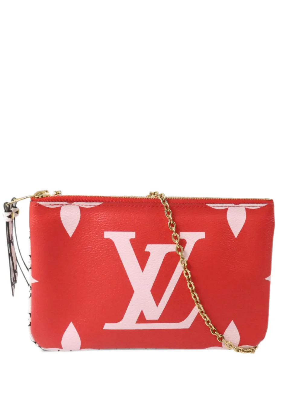 Louis Vuitton Pre-Owned Double Zip Monogram Giant Pochette shoulder bag - Rot