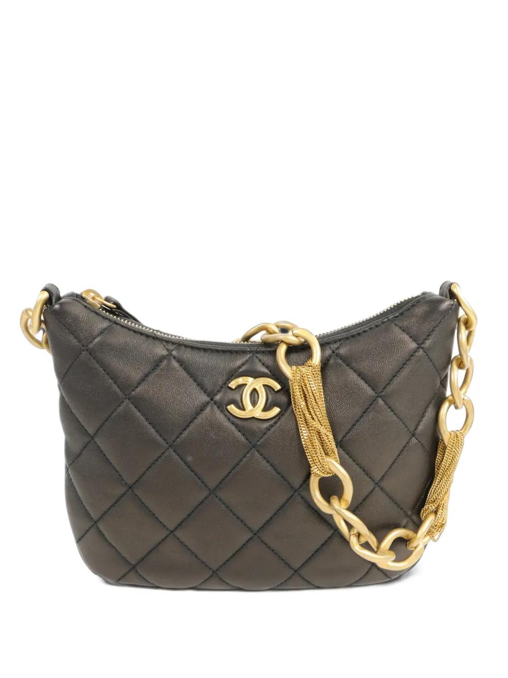 CHANEL Pre-Owned CC diamond-quilted shoulder bag - Schwarz