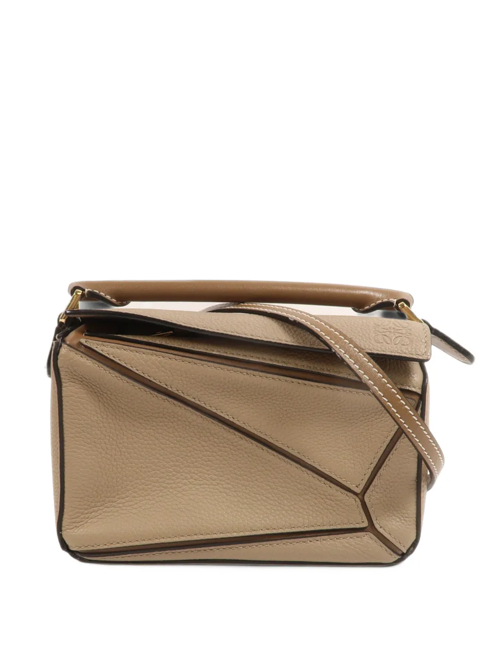 Loewe Pre-Owned mini Puzzle shoulder bag - Toni neutri