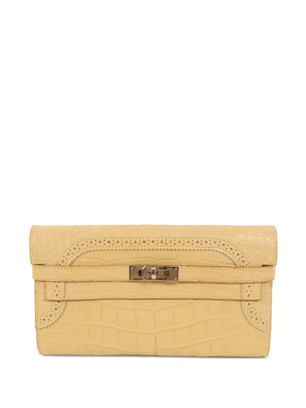 Hermès Pre-Owned 2016 Kelly Ghillies long wallet - Gelb