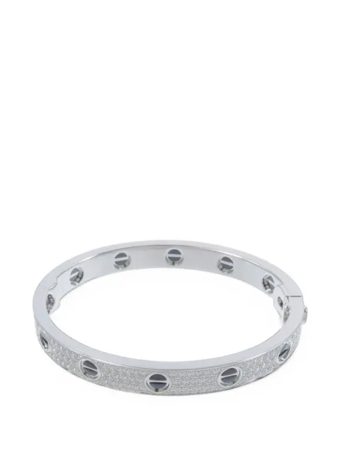 Cartier Love diamond and ceramic bracelet