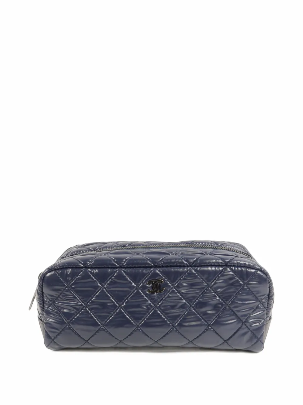 CHANEL Pre-Owned Coco Cocoon quilted clutch bag - Blu