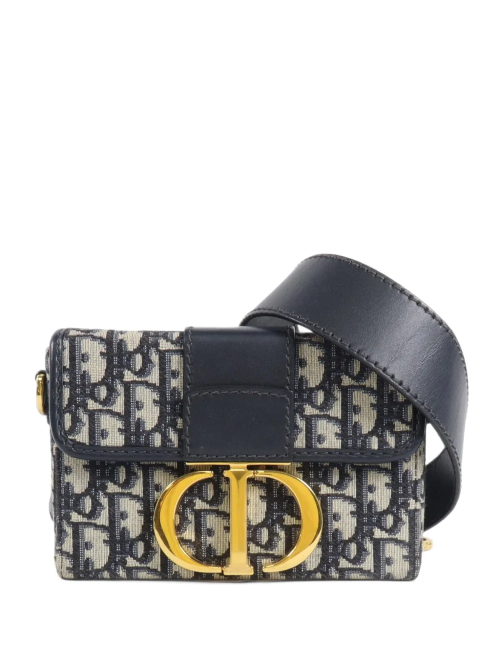 Christian Dior Pre-Owned 30 Montaigne Box Oblique monogram mini bag - Blue