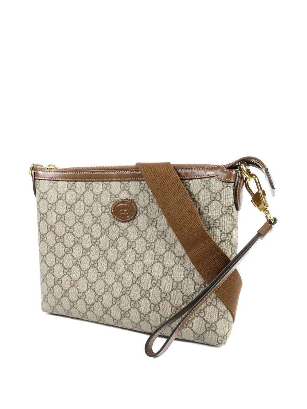 Gucci Pre-Owned GG Supreme shoulder bag - Nude