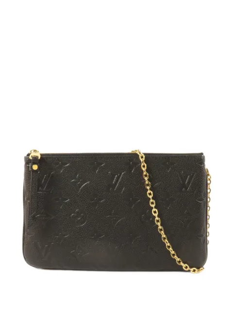 Louis Vuitton Pre-Owned Monogram Empreinte Double Zip Pochette messenger bag