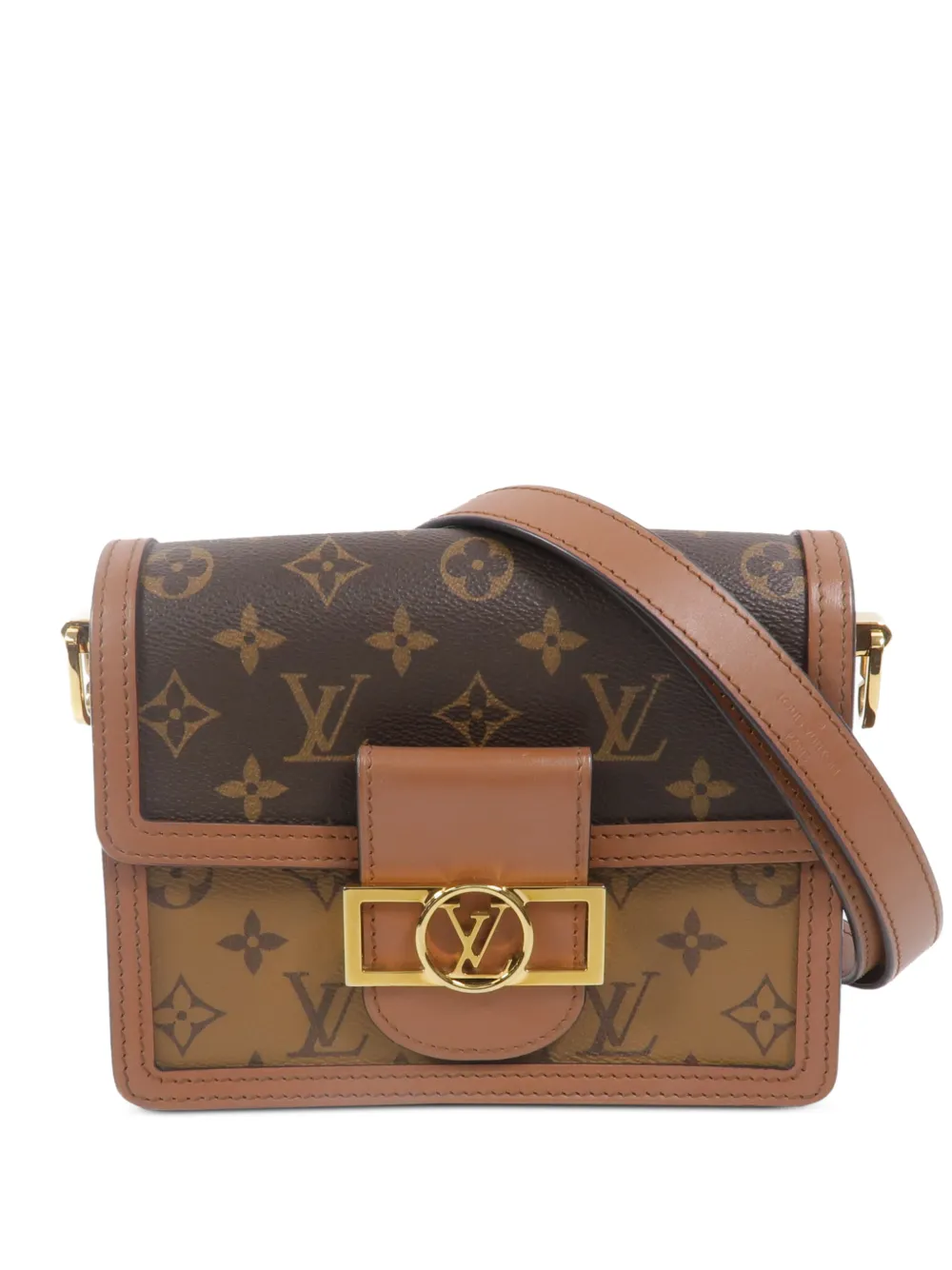 Louis Vuitton Pre-Owned mini Dauphine Monogram Reverse shoulder bag - Braun