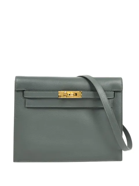 Hermès Pre-Owned Kelly leather messenger bag