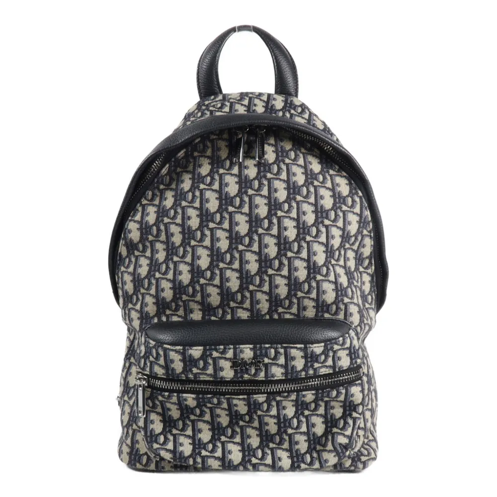 Christian Dior Pre-Owned Oblique canvas backpack - Toni neutri