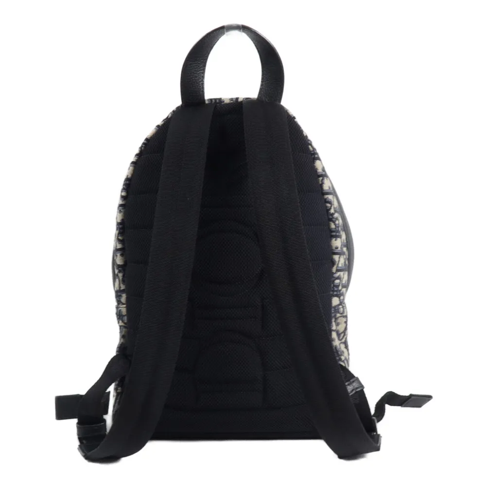 Christian Dior Pre-Owned Oblique canvas backpack Beige