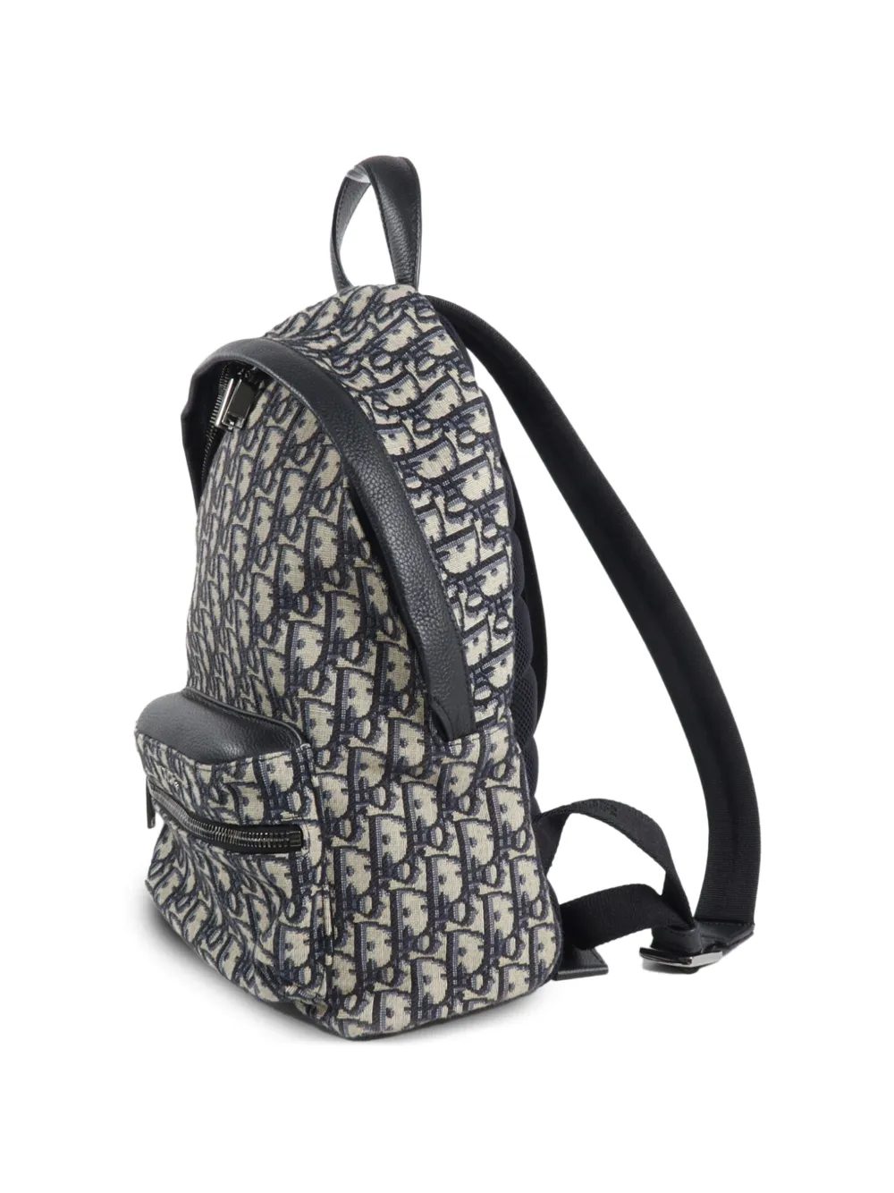 Christian Dior Pre-Owned Oblique canvas backpack Beige