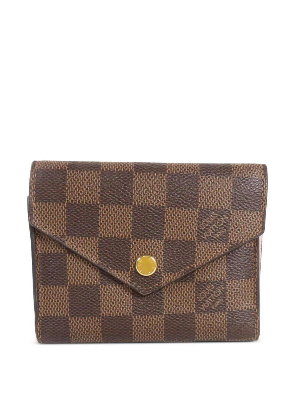 Louis Vuitton Pre-Owned Victorine Damier Ebene wallet - Marrone