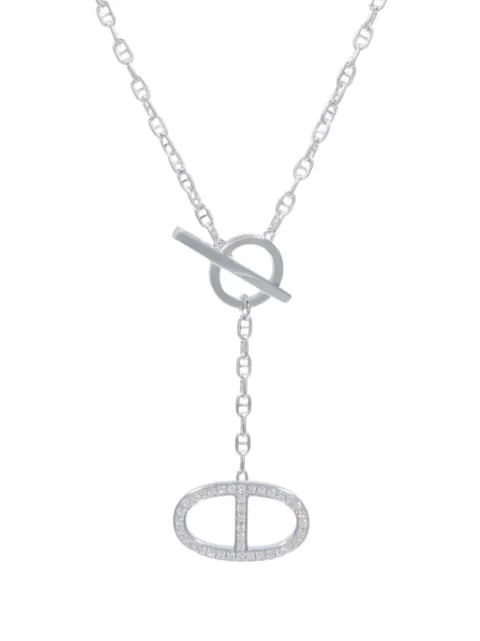 Hermès Pre-Owned Chaine d'ancre Contour diamond necklace