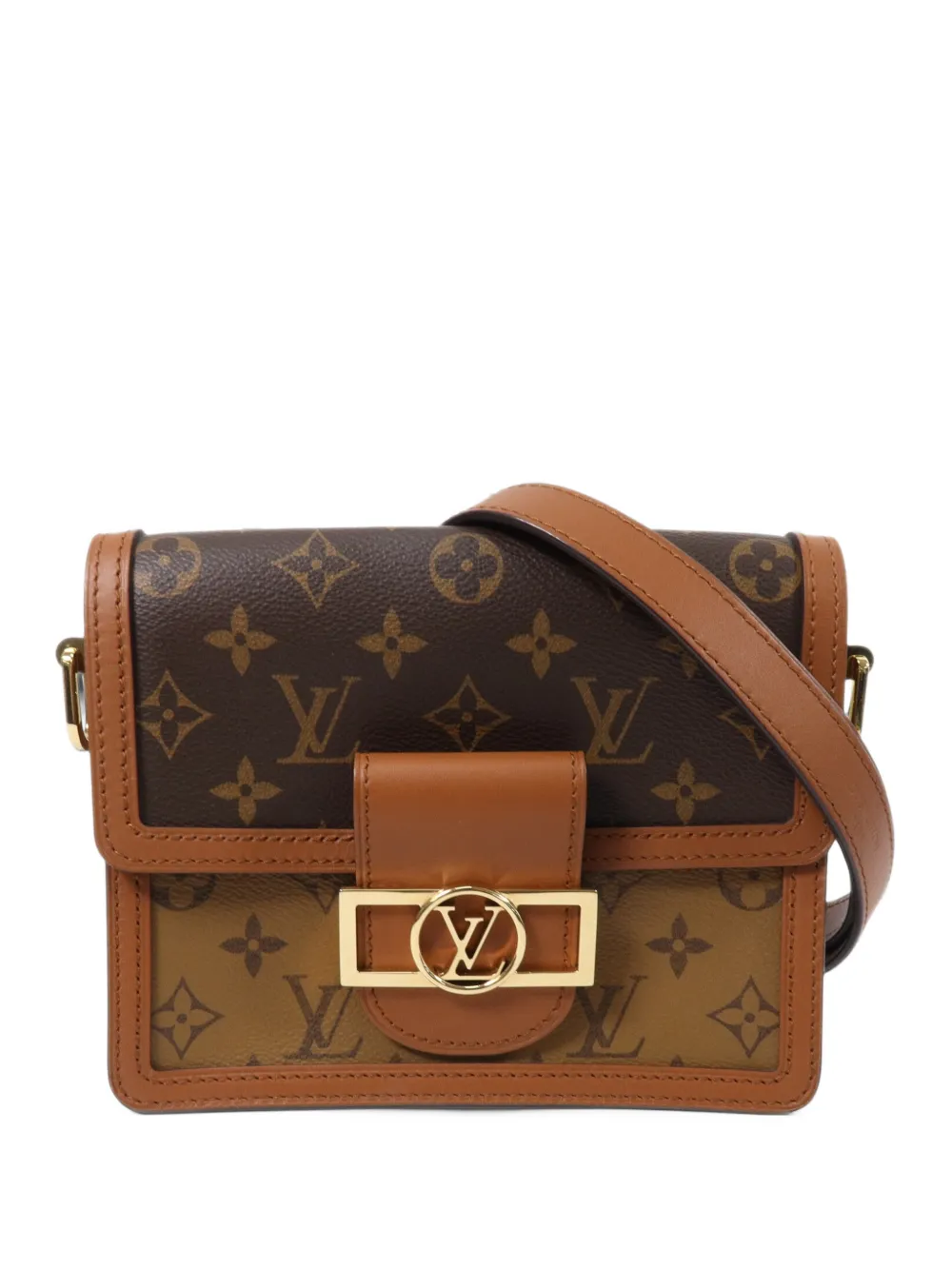 Louis Vuitton Pre-Owned mini Dauphine Monogram Reverse shoulder bag - Braun